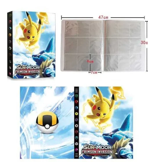 Pkm.store Sonstiges Merchandise-Pokemon Karten Sammelalbum Fur 432 Karten Im A4 Format - Viele Pokemon Motive