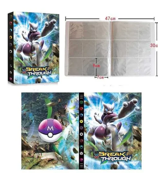Pkm.store Sonstiges Merchandise-Pokemon Karten Sammelalbum Fur 432 Karten Im A4 Format - Viele Pokemon Motive