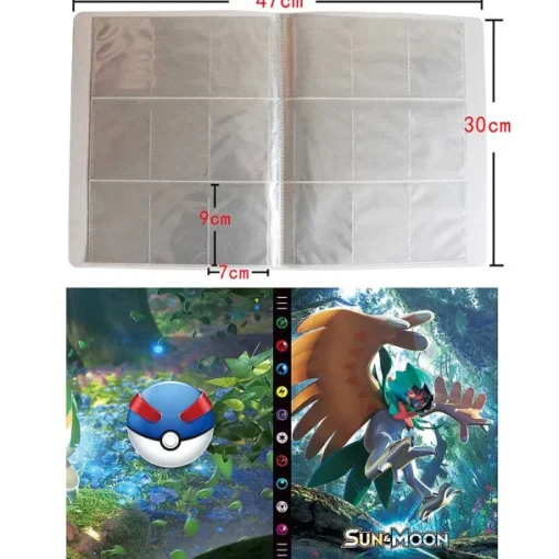 Pkm.store Sonstiges Merchandise-Pokemon Karten Sammelalbum Fur 432 Karten Im A4 Format - Viele Pokemon Motive