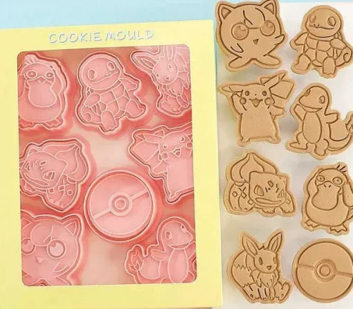 Pkm.store Sonstiges Merchandise-Pokemon Keks Ausstechformen (6 Stk.)