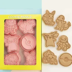 Pkm.store Sonstiges Merchandise-Pokemon Keks Ausstechformen (6 Stk.)