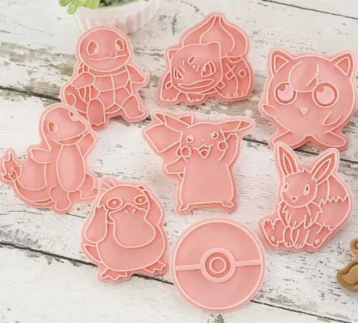 Pkm.store Sonstiges Merchandise-Pokemon Keks Ausstechformen (6 Stk.)