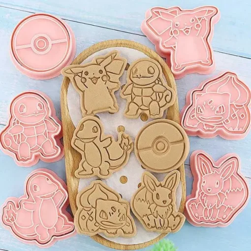 Pkm.store Sonstiges Merchandise-Pokemon Keks Ausstechformen (6 Stk.)