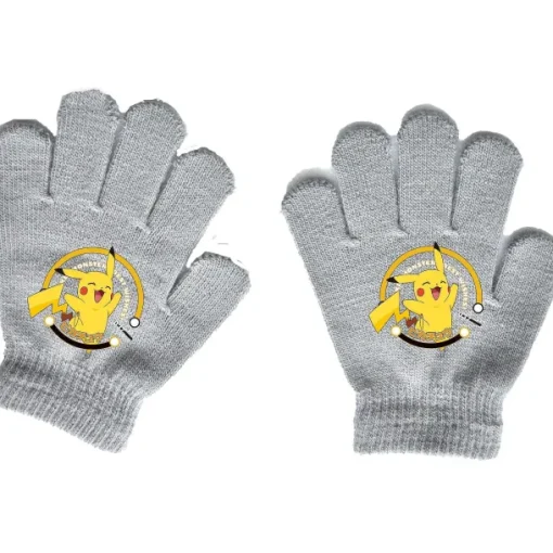 Pkm.store Herbst & Winter-Pokemon Kinder Handschuhe (Ca. 4 Bis 11 Jahre)