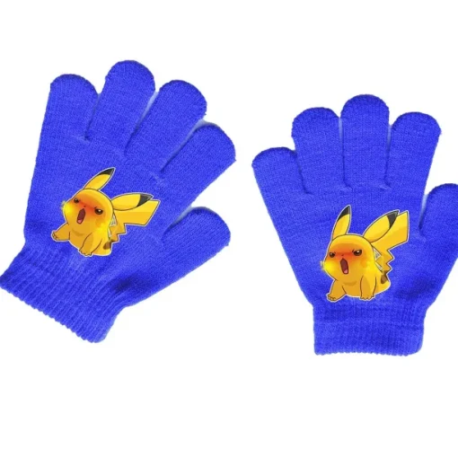 Pkm.store Herbst & Winter-Pokemon Kinder Handschuhe (Ca. 4 Bis 11 Jahre)