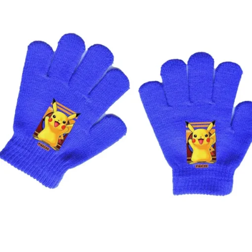 Pkm.store Herbst & Winter-Pokemon Kinder Handschuhe (Ca. 4 Bis 11 Jahre)