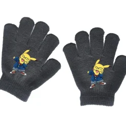 Pkm.store Herbst & Winter-Pokemon Kinder Handschuhe (Ca. 4 Bis 11 Jahre)