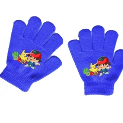 Pkm.store Herbst & Winter-Pokemon Kinder Handschuhe (Ca. 4 Bis 11 Jahre)