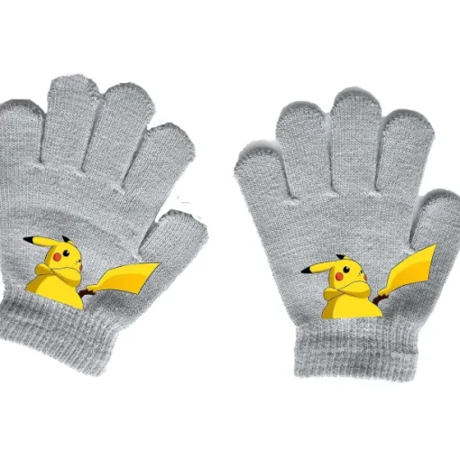 Pkm.store Herbst & Winter-Pokemon Kinder Handschuhe (Ca. 4 Bis 11 Jahre)