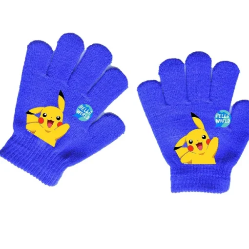 Pkm.store Herbst & Winter-Pokemon Kinder Handschuhe (Ca. 4 Bis 11 Jahre)