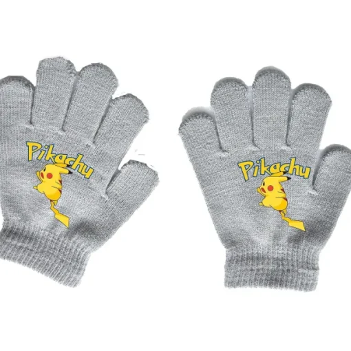 Pkm.store Herbst & Winter-Pokemon Kinder Handschuhe (Ca. 4 Bis 11 Jahre)