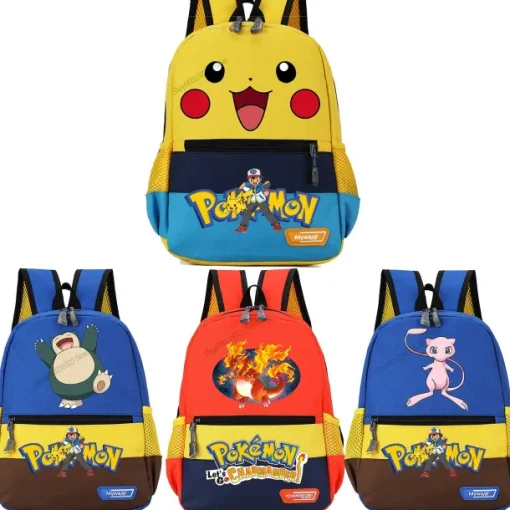 Pkm.store Rucksäcke & Taschen-Pokemon Kinder Rucksäcke Mit Relaxo, Glruak, Mewtwo Oder Pikachu Motiv