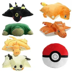 Pkm.store Pokemon Kuscheltiere-Pokemon Kissen - Mimikyu, Charmander, Charizard, Snorlax, Pokeball