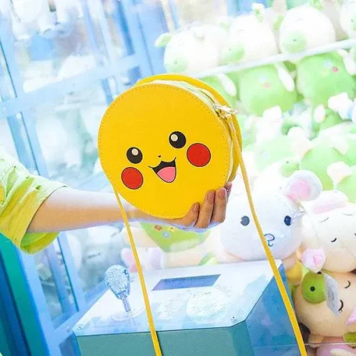 Pkm.store Sonstiges Merchandise-Pokemon Kleine Runde Handtasche Mit Pikachu Motiv