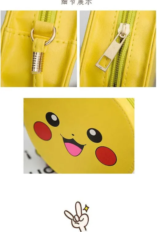 Pkm.store Sonstiges Merchandise-Pokemon Kleine Runde Handtasche Mit Pikachu Motiv