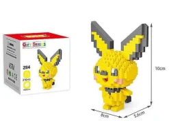Pkm.store Pokemon Bausteine-Pokemon Klemm-Baustein Figuren: Sterndu, Gengar, Pikachu, Floink, Kussilla, Rossana, Menki,