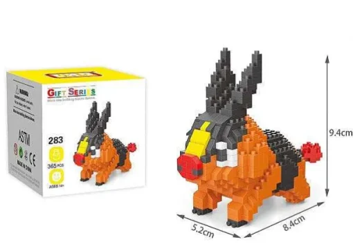 Pkm.store Pokemon Bausteine-Pokemon Klemm-Baustein Figuren: Sterndu, Gengar, Pikachu, Floink, Kussilla, Rossana, Menki,