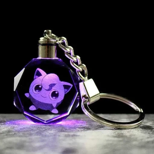 Pkm.store Sonstiges Merchandise-Pokemon Kristall Anhanger Mit 3D Effekt - Viele Motive