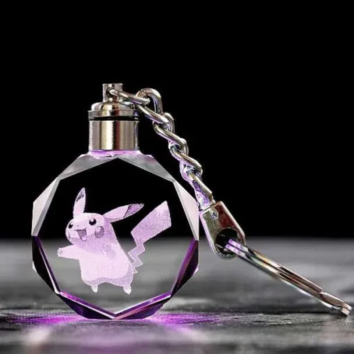 Pkm.store Sonstiges Merchandise-Pokemon Kristall Keychain Schlusselanhanger Verschiedene Motive