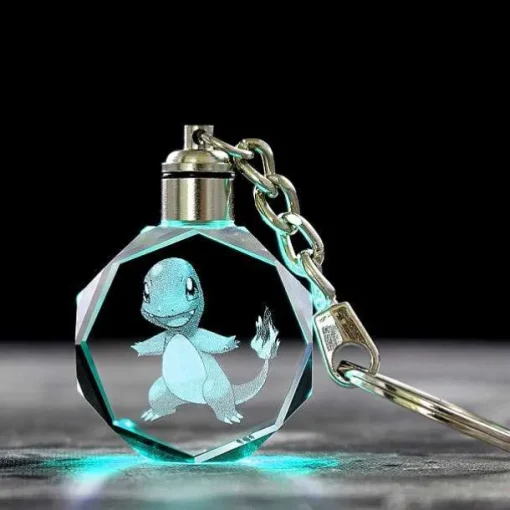 Pkm.store Sonstiges Merchandise-Pokemon Kristall Keychain Schlusselanhanger Verschiedene Motive