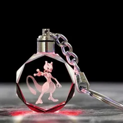 Pkm.store Sonstiges Merchandise-Pokemon Kristall Keychain Schlusselanhanger Verschiedene Motive