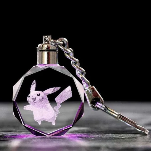 Pkm.store Sonstiges Merchandise-Pokemon Kristall Keychain Schlusselanhanger Verschiedene Motive