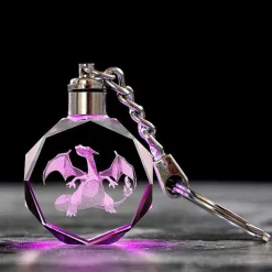 Pkm.store Sonstiges Merchandise-Pokemon Kristall Keychain Schlusselanhanger Verschiedene Motive
