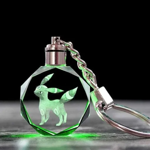 Pkm.store Sonstiges Merchandise-Pokemon Kristall Keychain Schlusselanhanger Verschiedene Motive