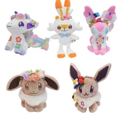 Pkm.store Pokemon Kuscheltiere-Pokemon Kuscheltiere In Der Blumen Edition: Evoli, Galarian Gallopa, Iksbat Etc.