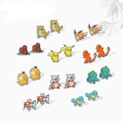 Pkm.store Pokemon Schmuck-Pokemon Ohrringe - Ohrstecker (10 Motive)