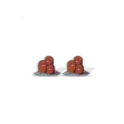 Pkm.store Pokemon Schmuck-Pokemon Ohrringe - Ohrstecker (10 Motive)