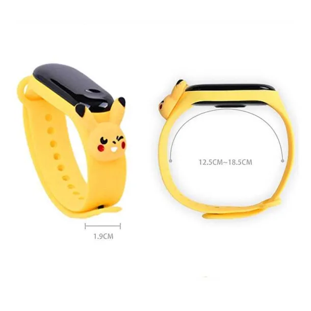 Pkm.store Sonstiges Merchandise-Pokemon Pikachu Armband Mit Digital Uhr Fur Kinder