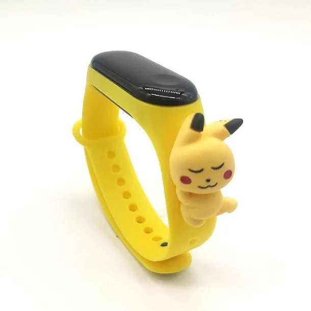 Pkm.store Sonstiges Merchandise-Pokemon Pikachu Armband Mit Digital Uhr Fur Kinder