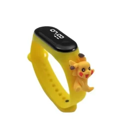 Pkm.store Sonstiges Merchandise-Pokemon Pikachu Armband Mit Digital Uhr Fur Kinder