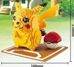Pkm.store Pokemon Bausteine-Pokemon Pikachu Baustein Set