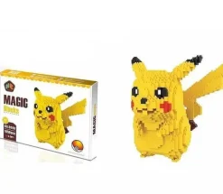 Pkm.store Pokemon Bausteine-Pokemon Pikachu Baustein Magic Blocks, 1650 Teile
