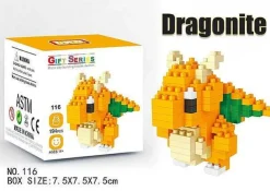 Pkm.store Pokemon Bausteine-Pokemon Pikachu, Charizard Etc. Baustein Set (32 Motive Zur Auswahl)