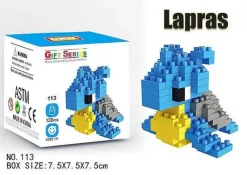 Pkm.store Pokemon Bausteine-Pokemon Pikachu, Charizard Etc. Baustein Set (32 Motive Zur Auswahl)