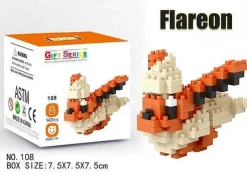 Pkm.store Pokemon Bausteine-Pokemon Pikachu, Charizard Etc. Baustein Set (32 Motive Zur Auswahl)