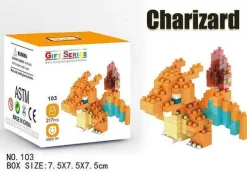 Pkm.store Pokemon Bausteine-Pokemon Pikachu, Charizard Etc. Baustein Set (32 Motive Zur Auswahl)