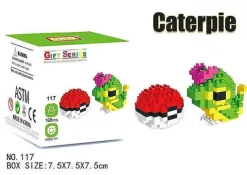 Pkm.store Pokemon Bausteine-Pokemon Pikachu, Charizard Etc. Baustein Set (32 Motive Zur Auswahl)