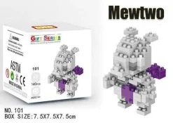 Pkm.store Pokemon Bausteine-Pokemon Pikachu, Charizard Etc. Baustein Set (32 Motive Zur Auswahl)