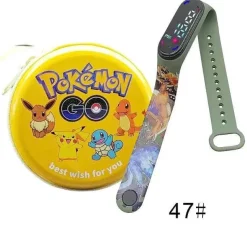 Pkm.store Sonstiges Merchandise-Pokemon Pikachu Digital Uhr Mit Geschenkbox Fur Kinder