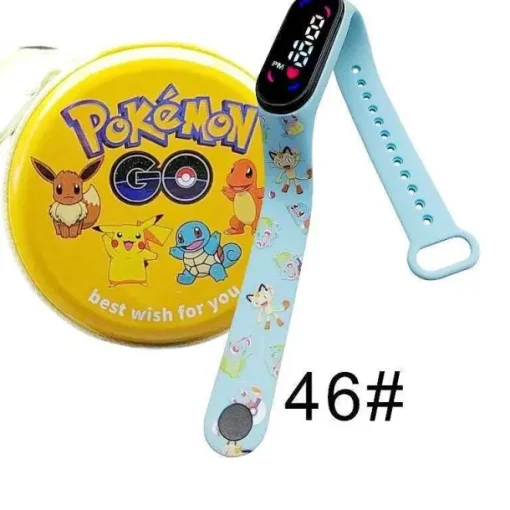 Pkm.store Sonstiges Merchandise-Pokemon Pikachu Digital Uhr Mit Geschenkbox Fur Kinder