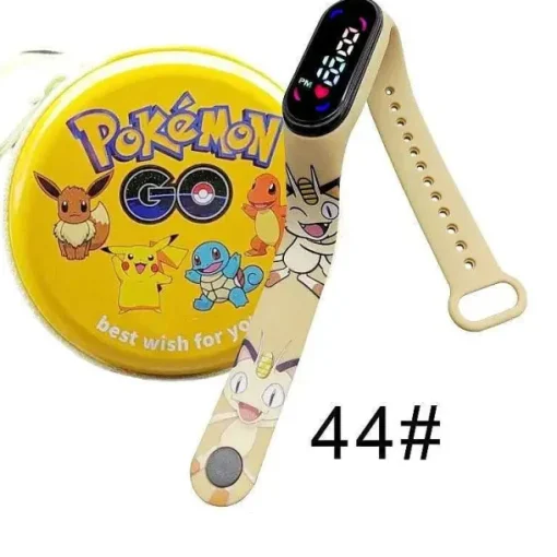 Pkm.store Sonstiges Merchandise-Pokemon Pikachu Digital Uhr Mit Geschenkbox Fur Kinder
