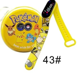 Pkm.store Sonstiges Merchandise-Pokemon Pikachu Digital Uhr Mit Geschenkbox Fur Kinder