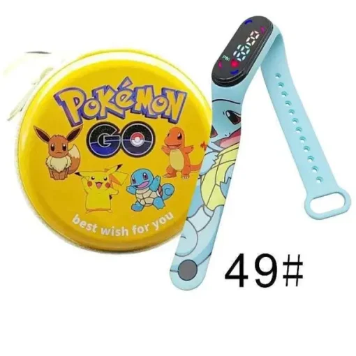Pkm.store Sonstiges Merchandise-Pokemon Pikachu Digital Uhr Mit Geschenkbox Fur Kinder