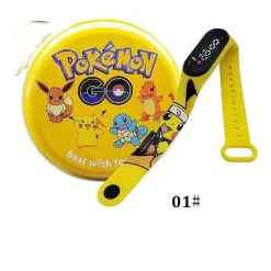 Pkm.store Sonstiges Merchandise-Pokemon Pikachu Digital Uhr Mit Geschenkbox Fur Kinder