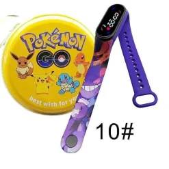 Pkm.store Sonstiges Merchandise-Pokemon Pikachu Digital Uhr Mit Geschenkbox Fur Kinder