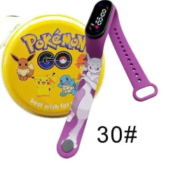 Pkm.store Sonstiges Merchandise-Pokemon Pikachu Digital Uhr Mit Geschenkbox Fur Kinder